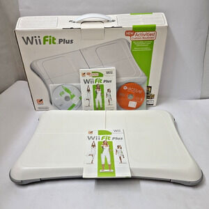 Nintendo Wii Fit Plus Balance Board + Wii Fit Game, Wii Fit Plus Games + Active